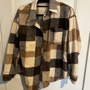 Oversized flannel Jacket
